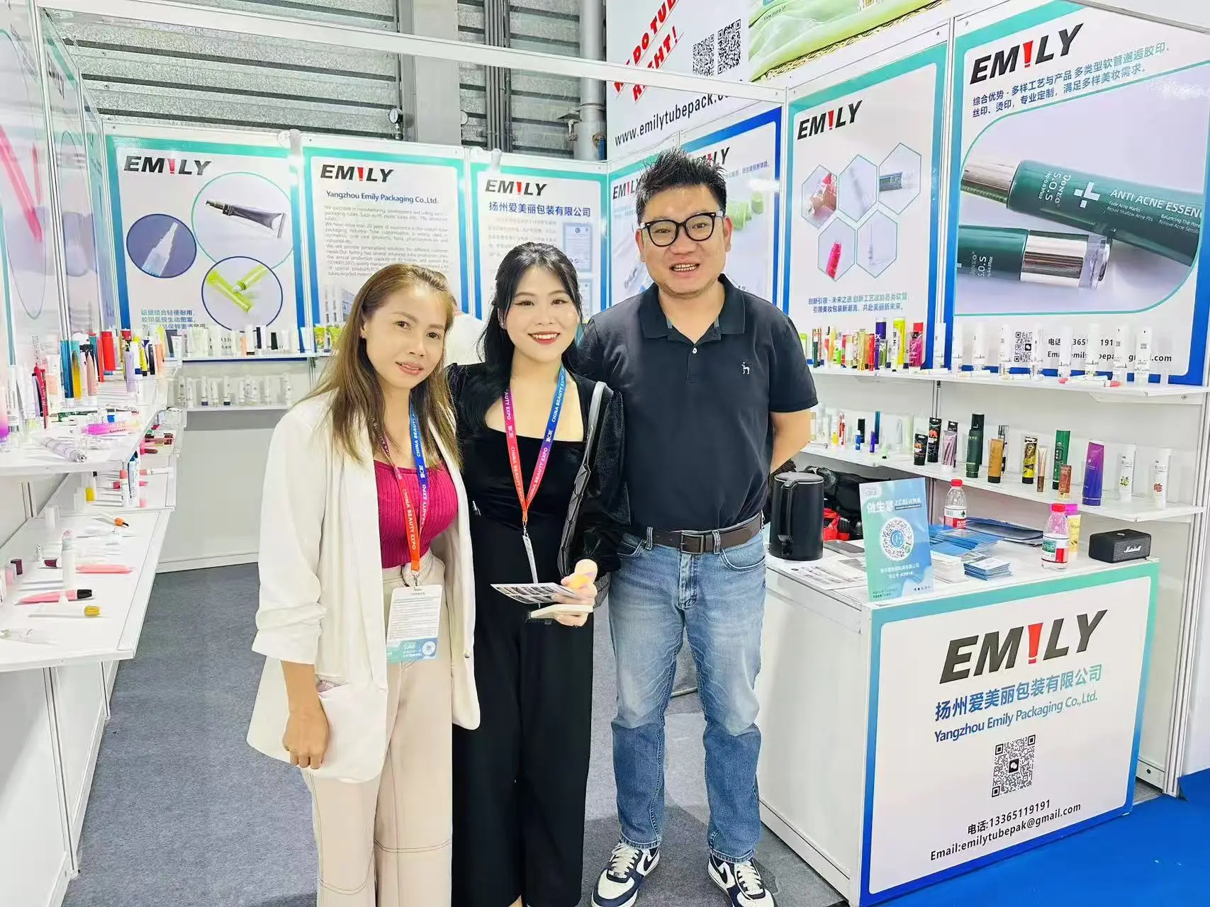 Yangzhou Emily Packaging Shines at 2025 Shanghai CBE Cosmetic Expo