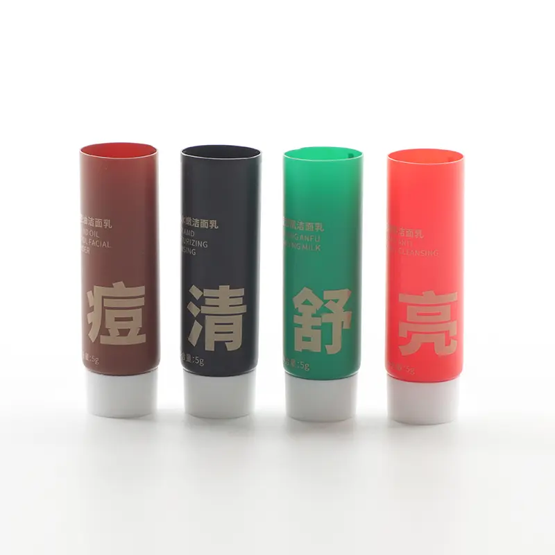 5g Custom Squeeze PE Tubes Sunscreen Tube Packaging for Cosmetics