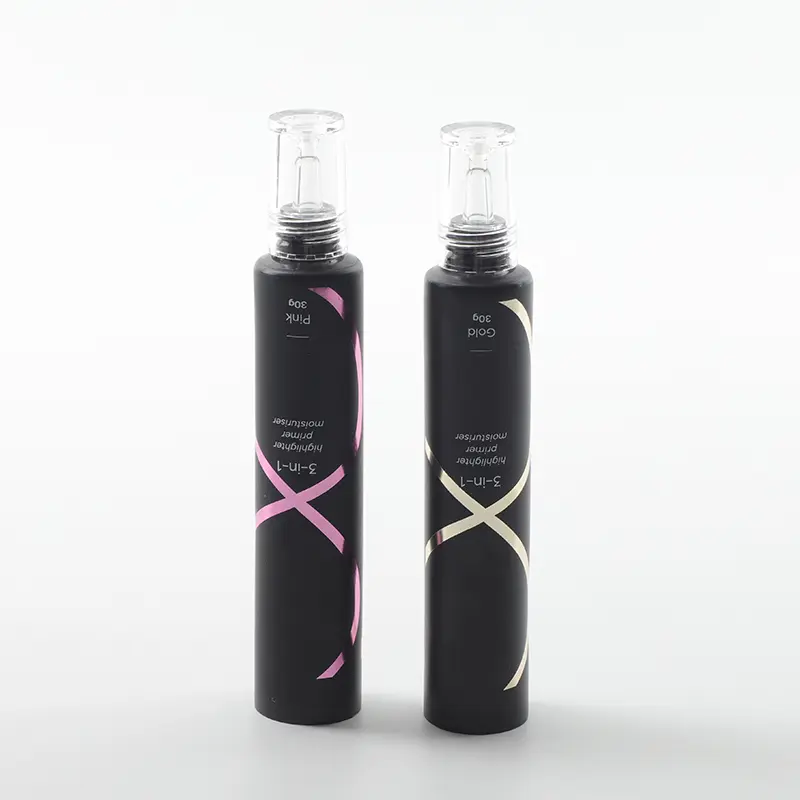 Round Thick Black Container Small Size Soft Tubes Custom Logo Empty Tube Hotstamping Printing  (2).JPG